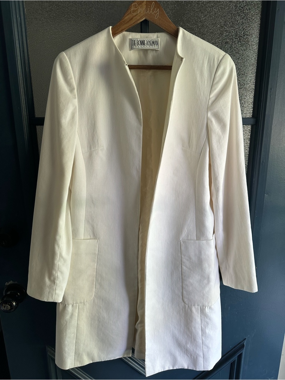 Vintage Longline Open Blazer